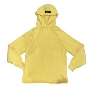 Essentials Fear of God Kids Yellow Knit Hoodie Size 8